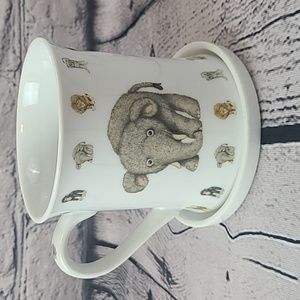 Elephant Mug and Coaster/Lid